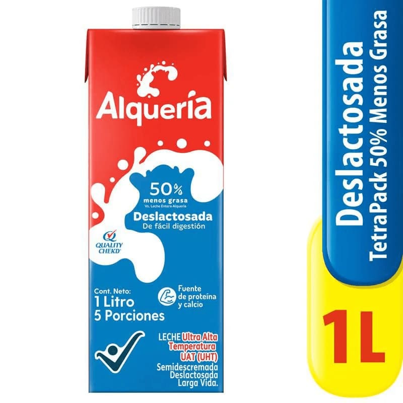 LECHE ALQUERIA DESLACTOSADA TETRA*1000 ML