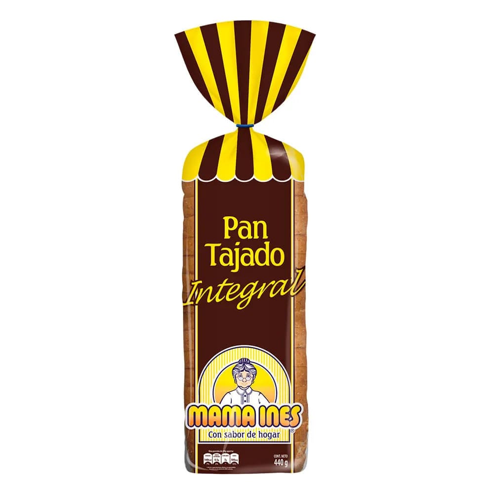 PAN TAJADO MAMA INES INTEGRAL*440G