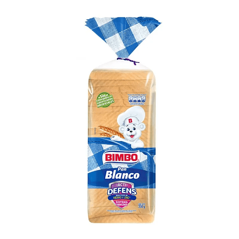 PAN TAJADO BIMBO ACTIDEFENSIS *350G