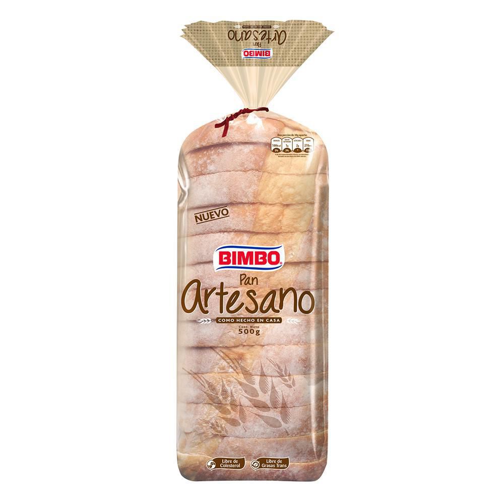 PAN TAJADO BIMBO ARTESANO*500G
