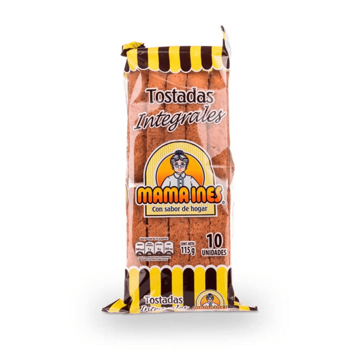 TOSTADAS MAMA INES INTEG X 115 GR