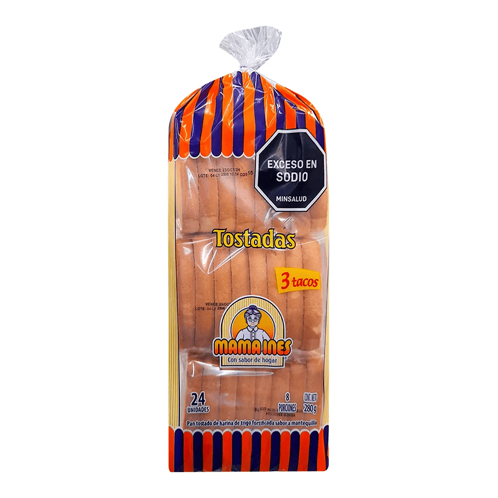 TOSTADAS MAMA INES MANTEQ*280G