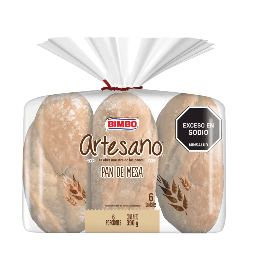 PAN BIMBO ARTESANO MESA*390G