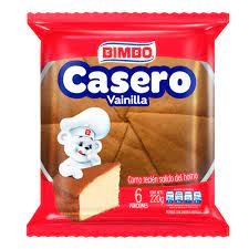 PONQUE BIMBO CASERO VAINILLA*200G