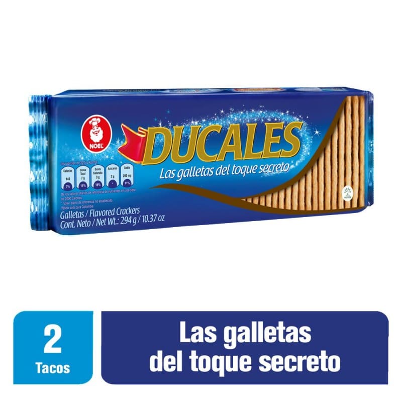 GALLETA DUCALES 2 TC X 204 GR