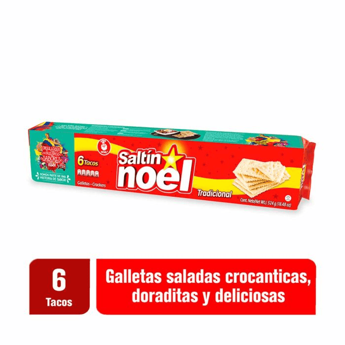 GALLETA SALTIN*524G 6 TACOS