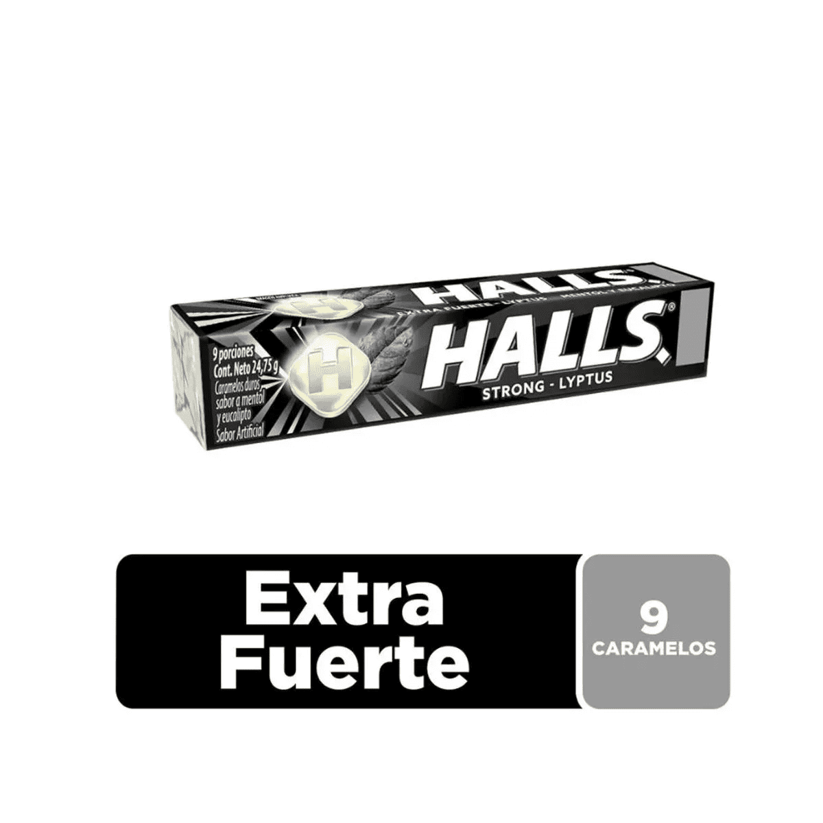 HALLS BARRA NEGRO UNID
