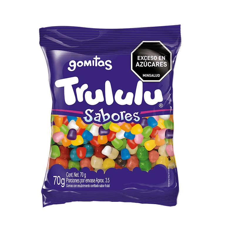 GOMITAS TRULULU SABORES X 70 GR