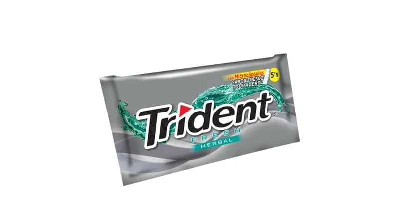 TRIDENT FRESH HERBAL * 5 UNID