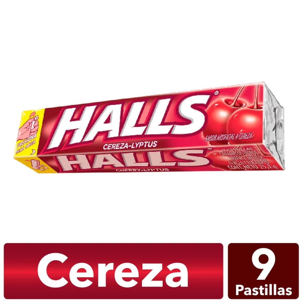 HALLS BARRA CEREZA UND