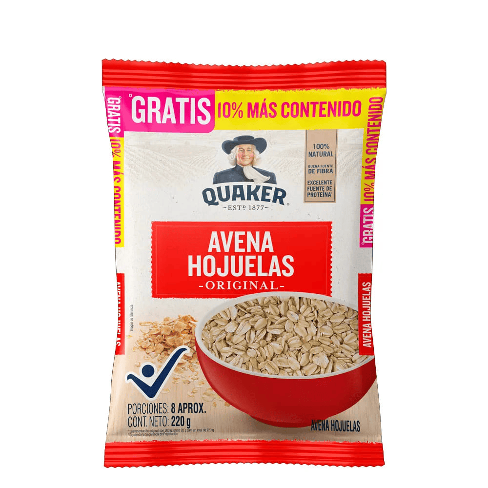 AVENA QUAKER EN HOJ*220G