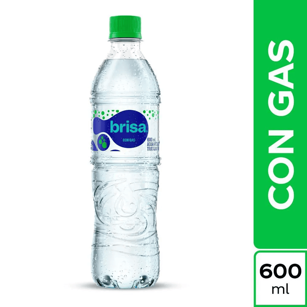AGUA BRISA GAS*600ML