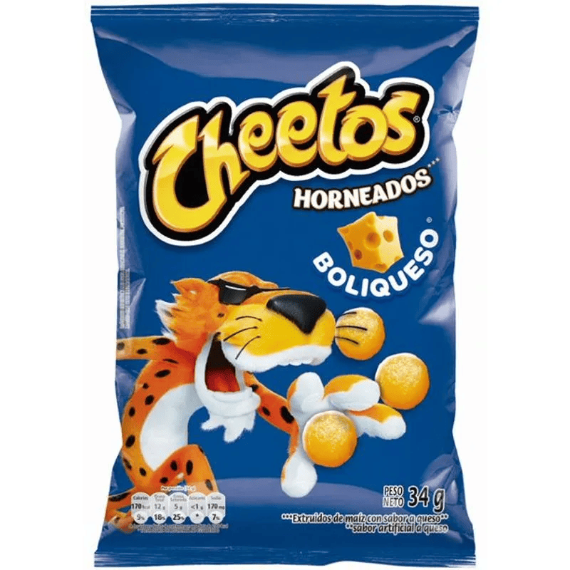CHEETOS BOLIQUESOS FRITO LAY *34G