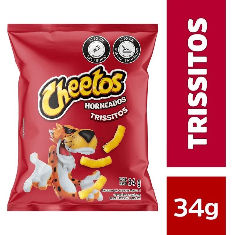 CHEETOS FRITO LAY TRISSITOS X 34 GR