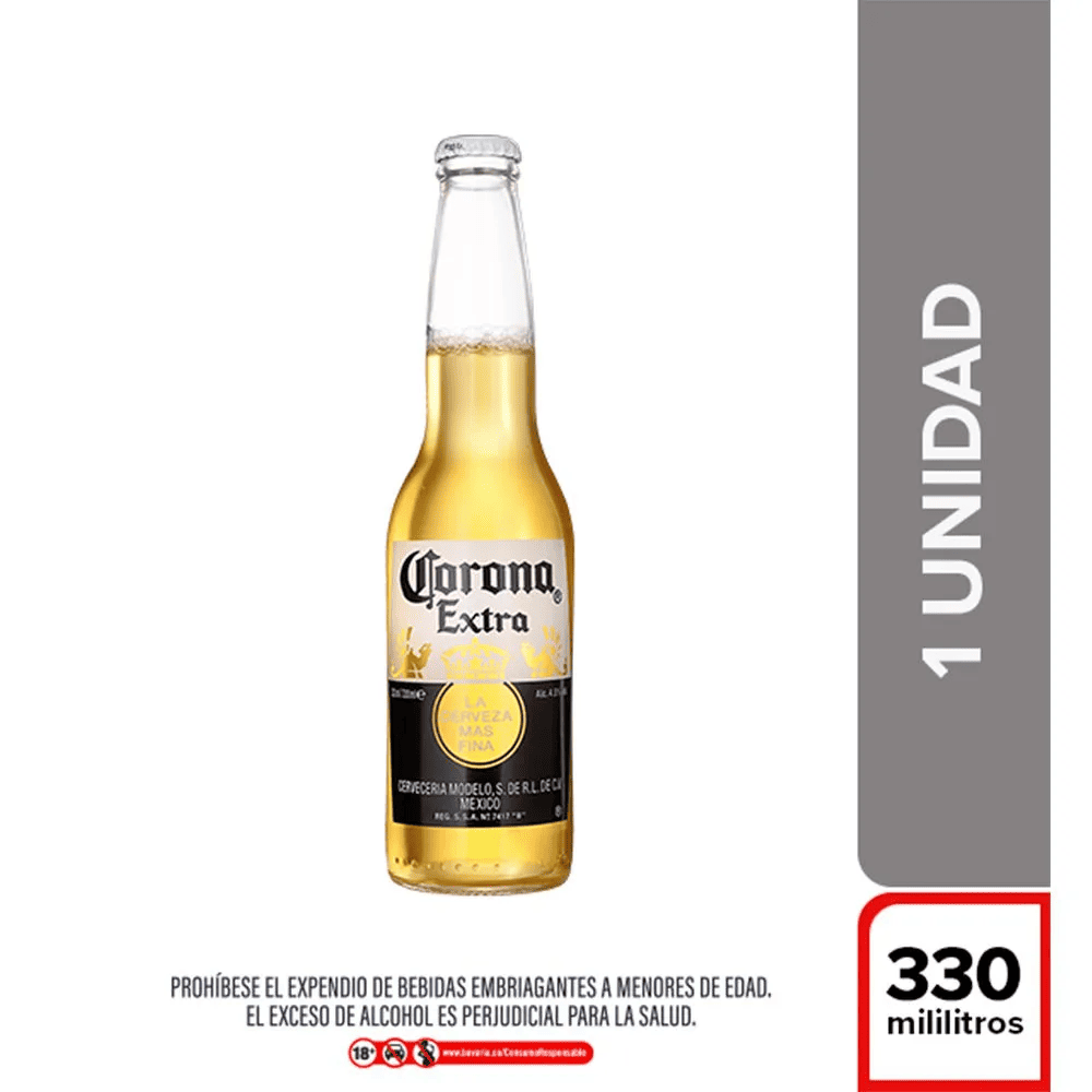 CERV CORONA BOT*330ML*1U