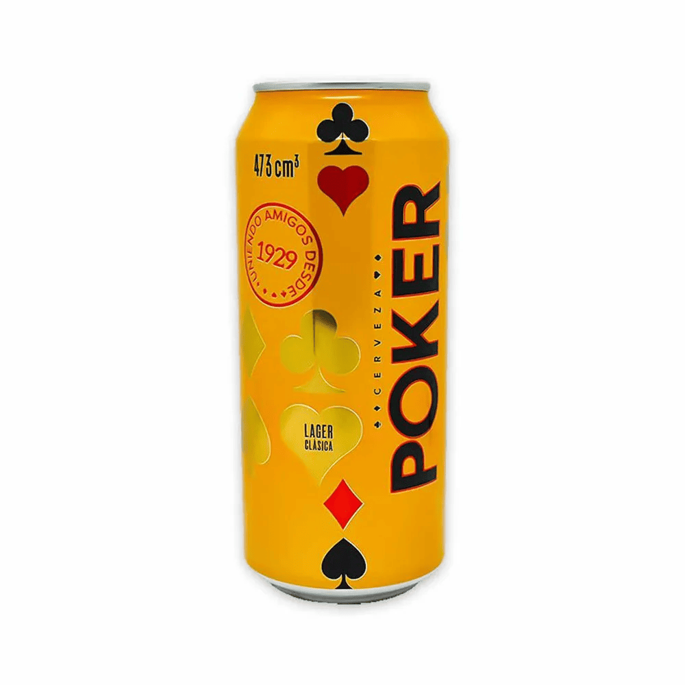 CERV POKER LATA UNIDAD*473CM