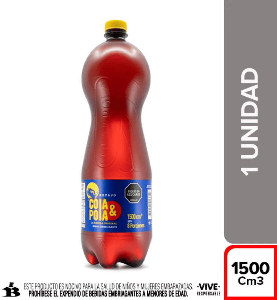 COLA Y POLA BOTELLA*1.5 LT