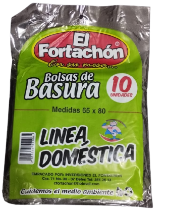 BOLSA BASURA FORTACHON*10U