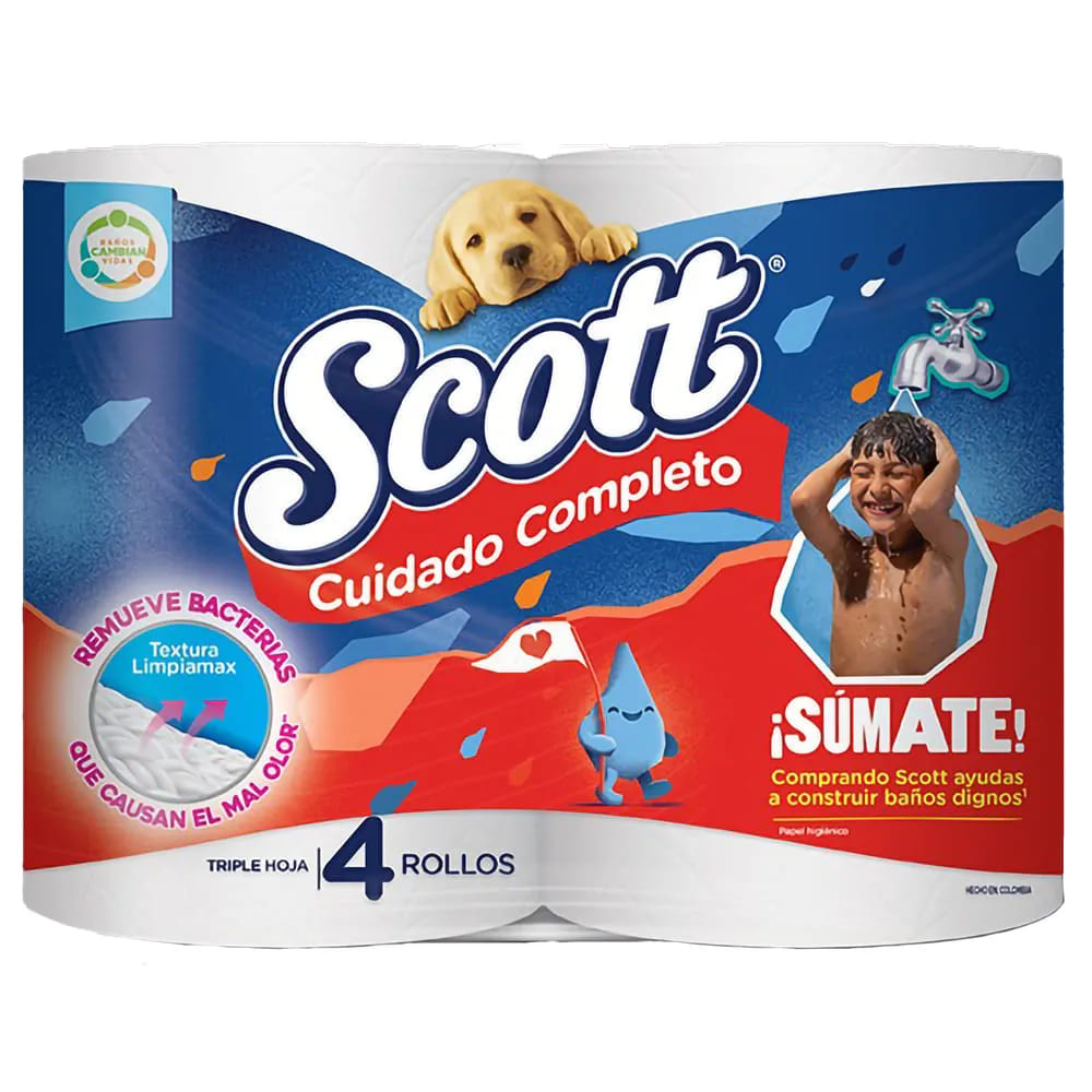 PAPEL HIGIE SCOTT MAXI ROLLO * 4