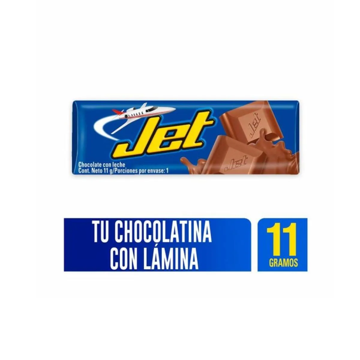 CHOCOLATINA JET LECHE X 12 GR