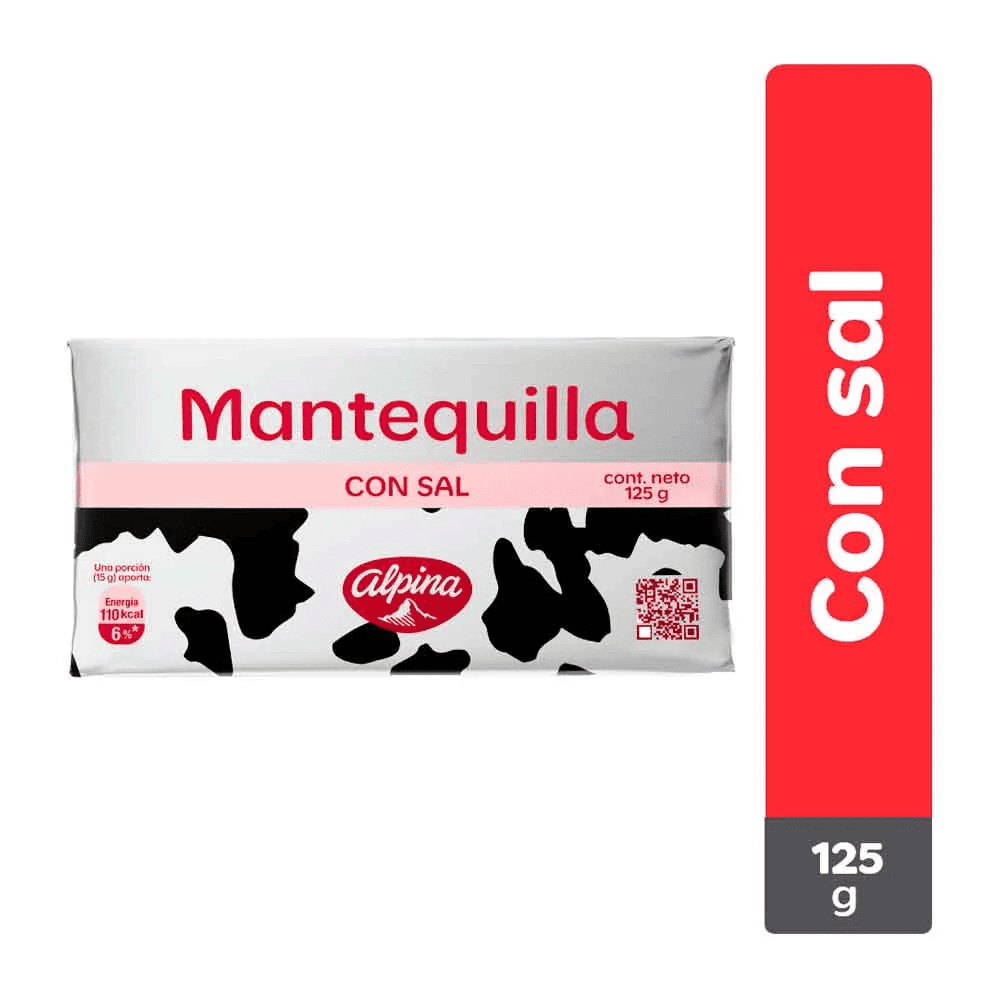 MANTEQ ALPINA C/SAL*125G