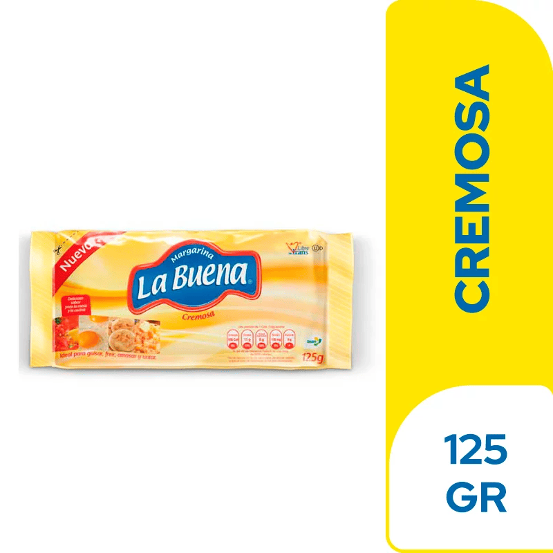 MARGARINA LA BUENA CREMOS * 125GR
