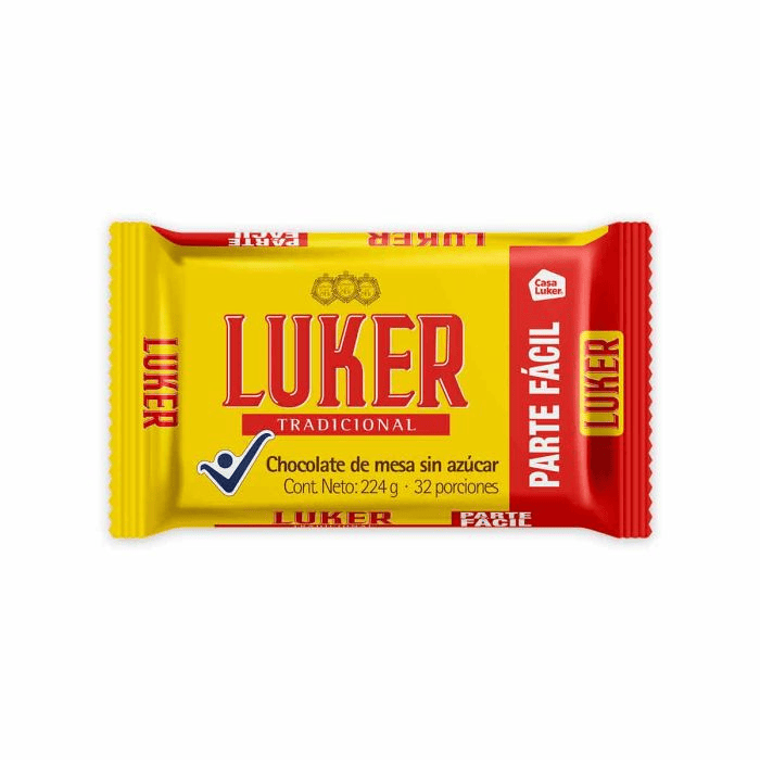 CHOCOLATE LUKER AMARGO*224GR