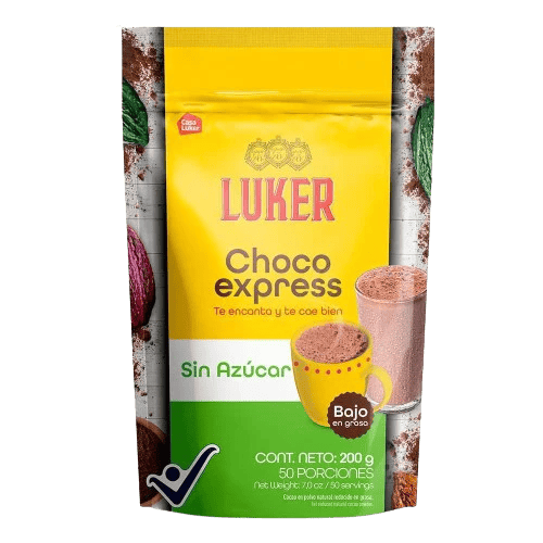 CHOCOEXPRESS BOLSA SIN AZUCAR X 200 GR