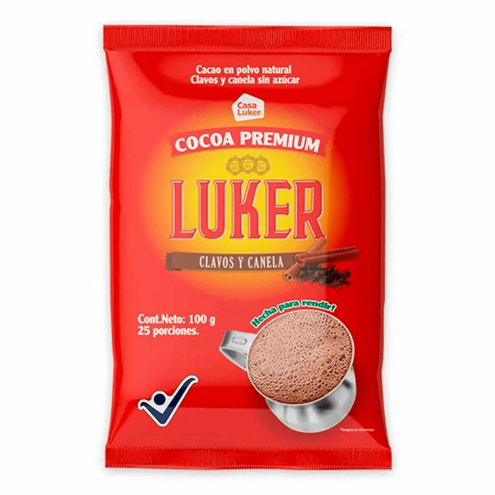 CHOC LUKER COCOA CLA/CAN*100G
