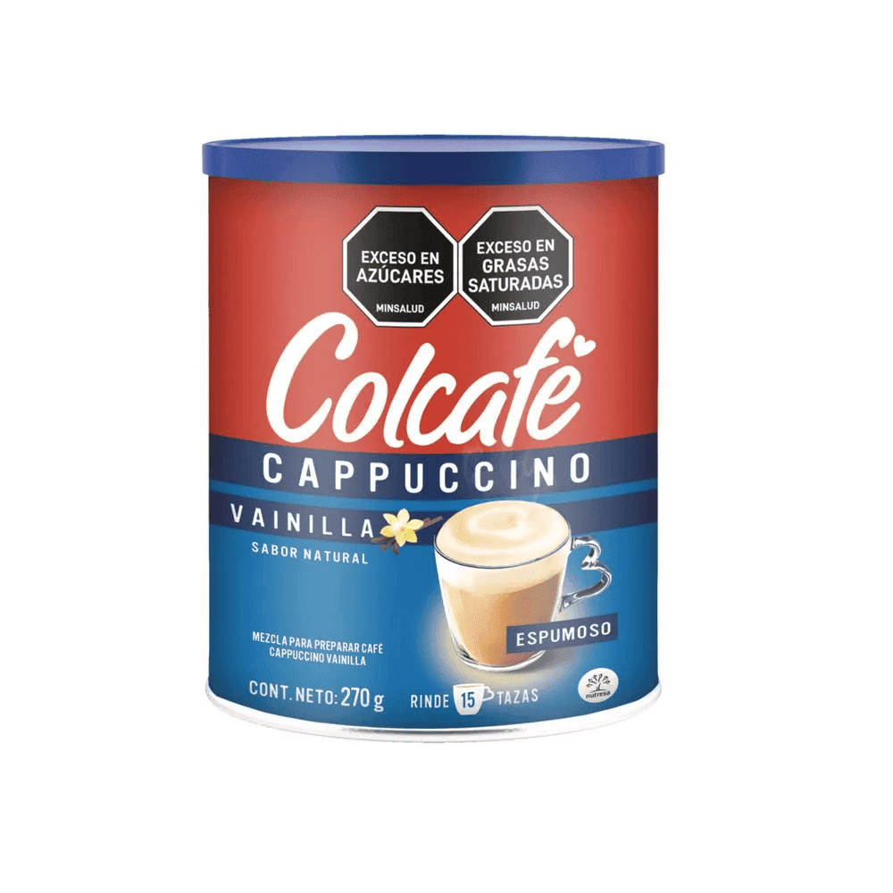 COLCAFE CAPUC VAINILLA LATA*270G