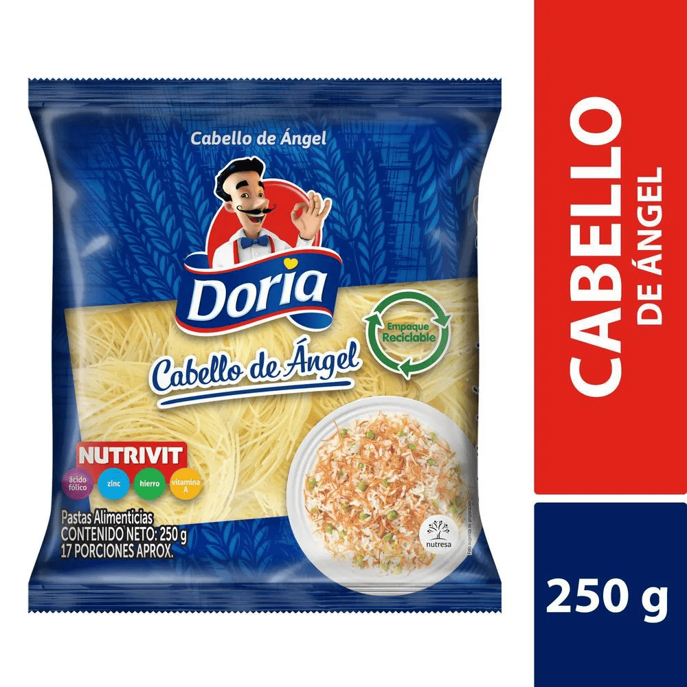 PASTAS DORIA CABELLO ANGEL *250GR