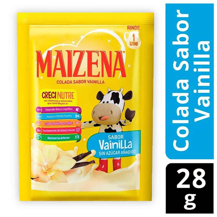 COLADA MAIZENA VAINILLA X 28 GR