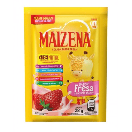 COLADA MAIZENA FRESA X 28 GR