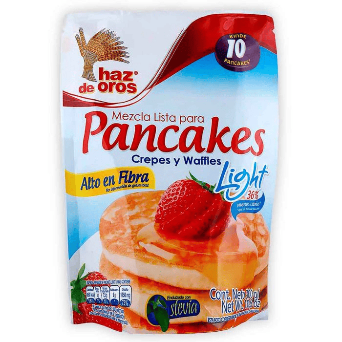 HARINA PANCAKES HAZ D ORO LIGH*300G
