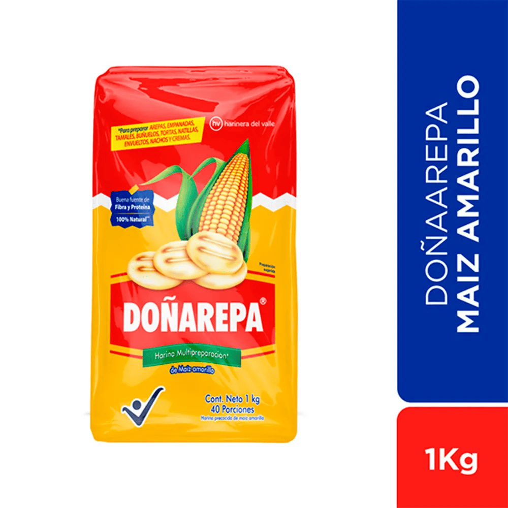 HARINA DOÑA AREPA AMARILLA*1000GR