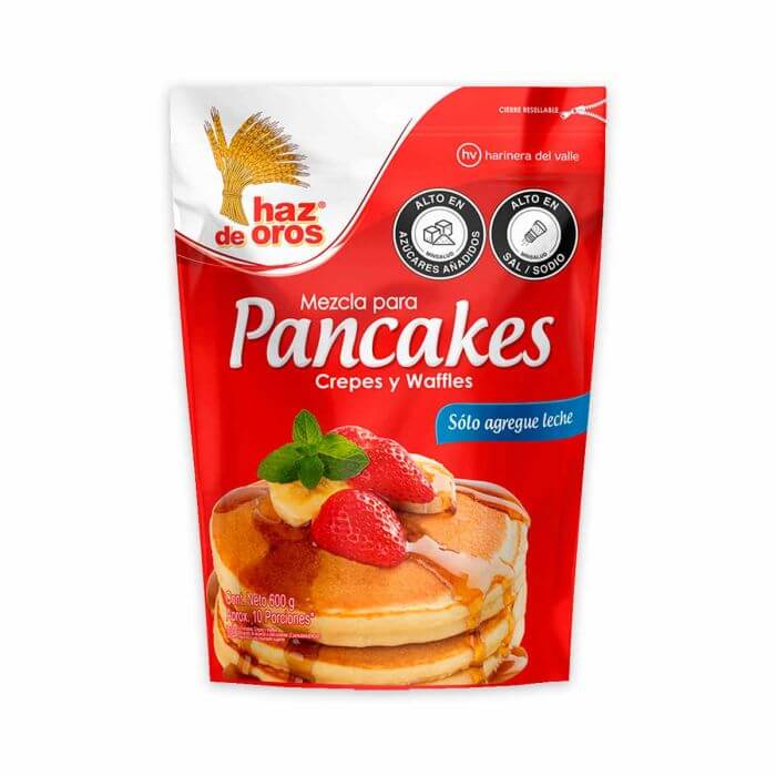 HARINA PANCAKES HAZ DE ORO*600GR