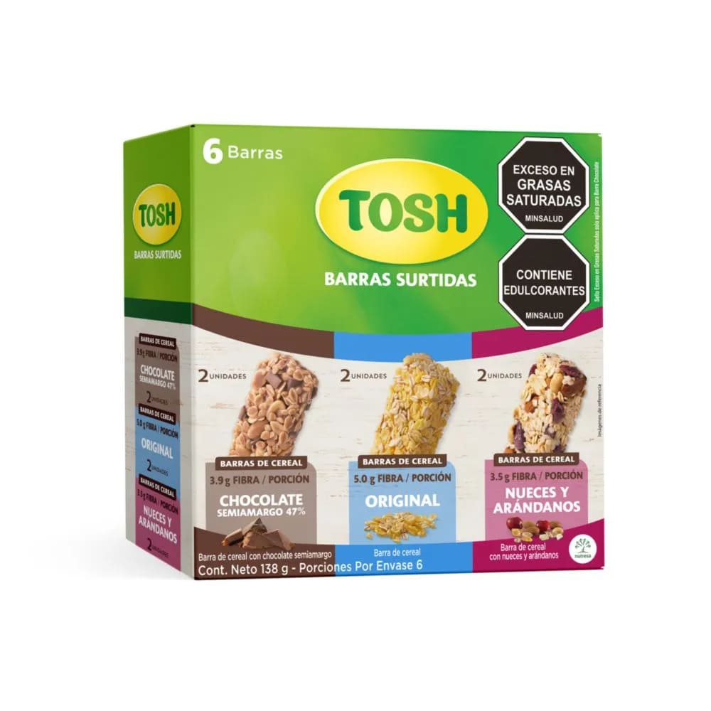 TOSH BARRA SURTIDA*6UN*138GR