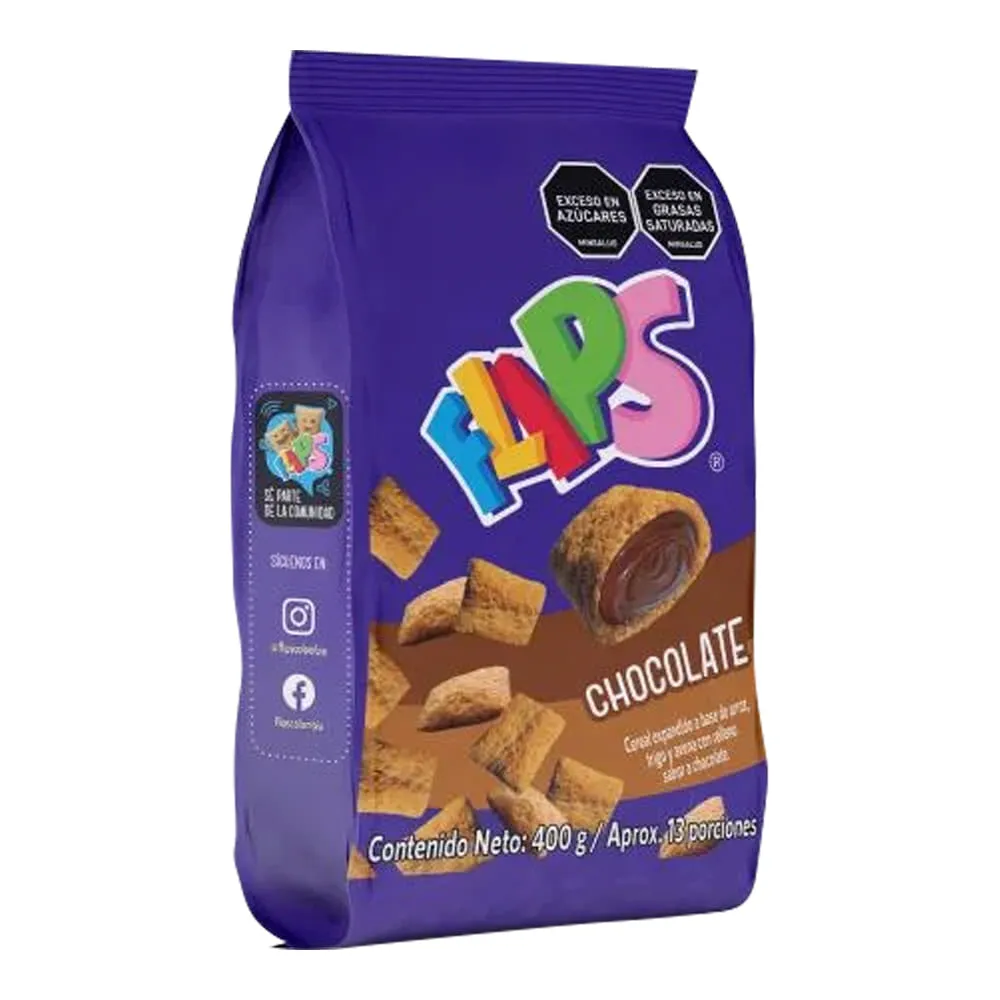 CEREAL EXPAND CHOCOLATE  FLIPS*400G