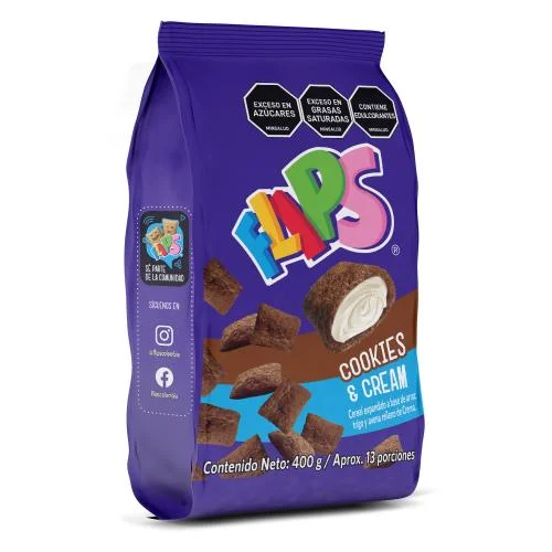 CEREAL COOKIES/CREAM  FLIPS*400G