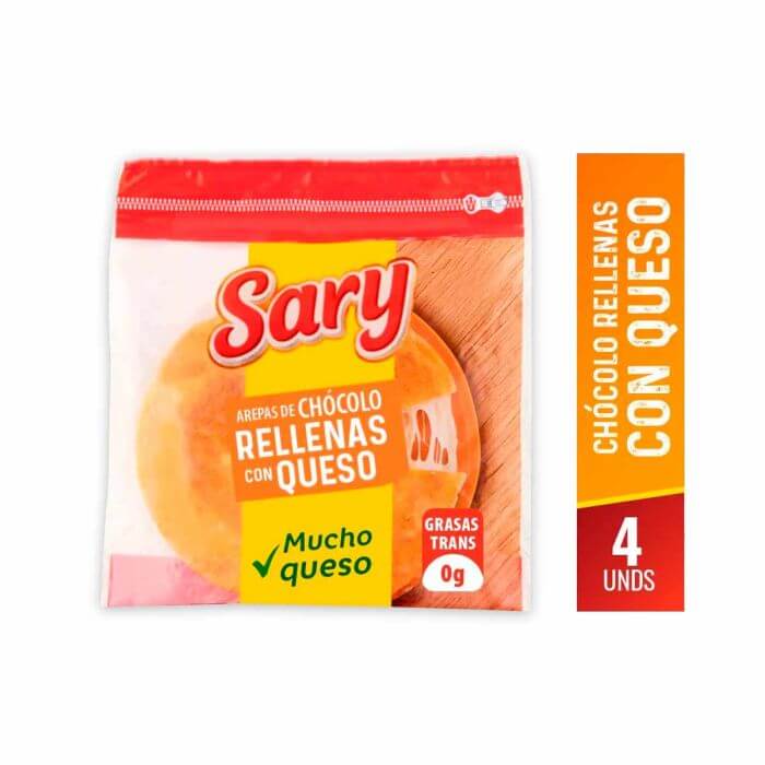 AREPAS SARY CHOCO QUESO*4U