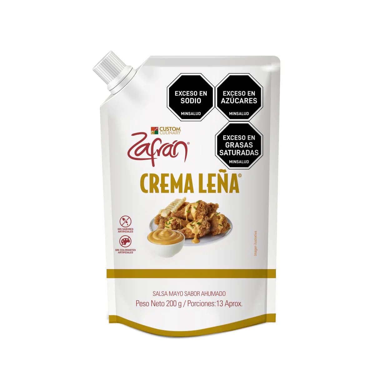 SALSA ZAFRAN CREMA LEÑA*200G