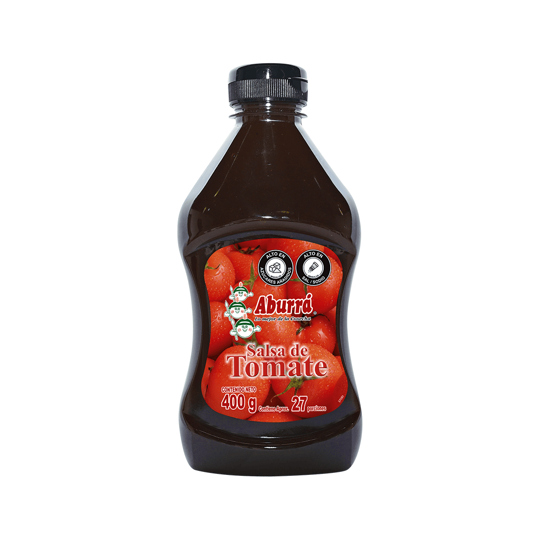 SALSA ABURRA TOMATE FRASCO X 400 GR
