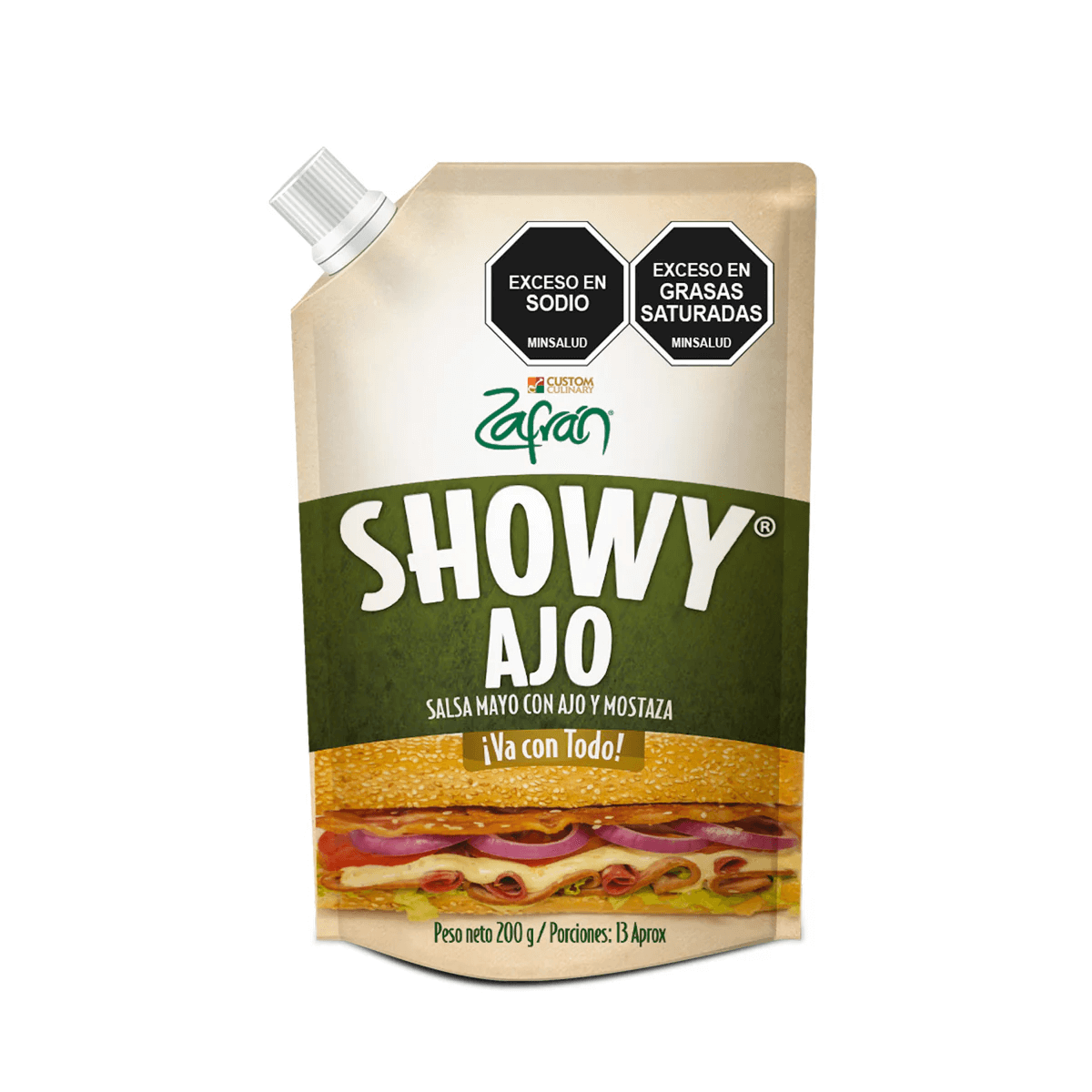 SALSA ZAFRAN SHOWY AJO * 200GR