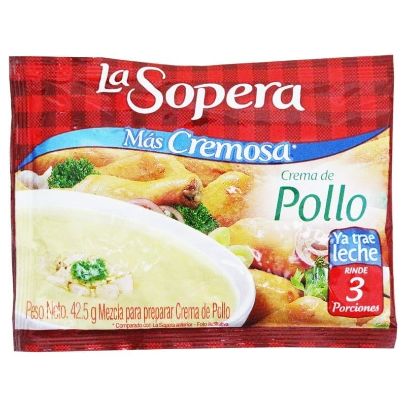 CREMA SOPERA  POLLO* 3 PORC