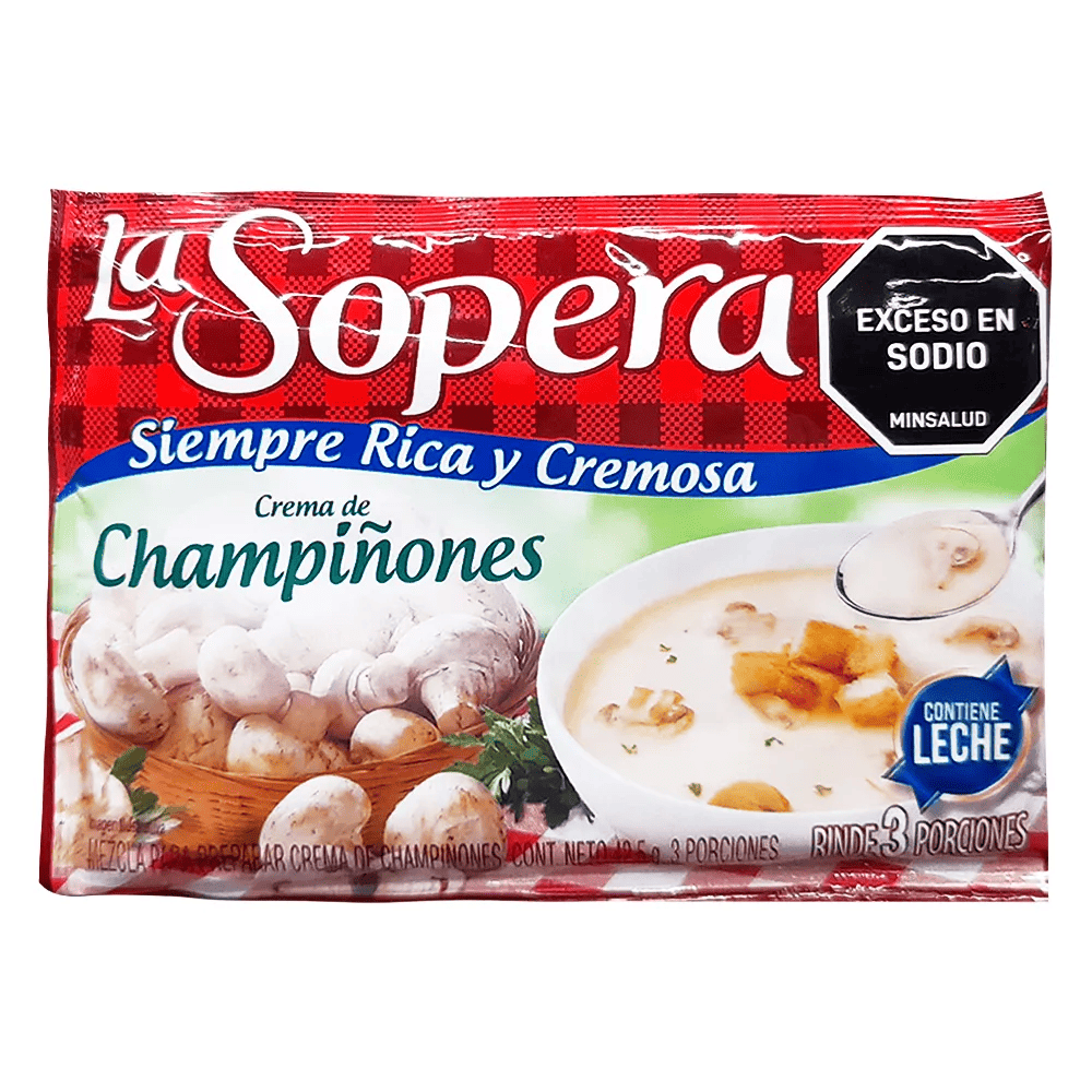CREMA SOPERA POLLO CHAMPI* 3 POR
