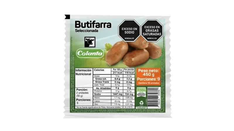 BUTIFARRA COLANTA*450G
