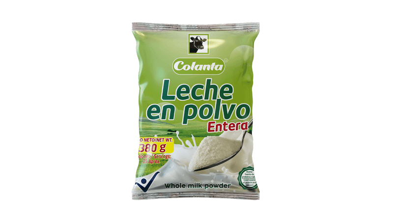 LECHE COLANTA ENT POLVO*380G