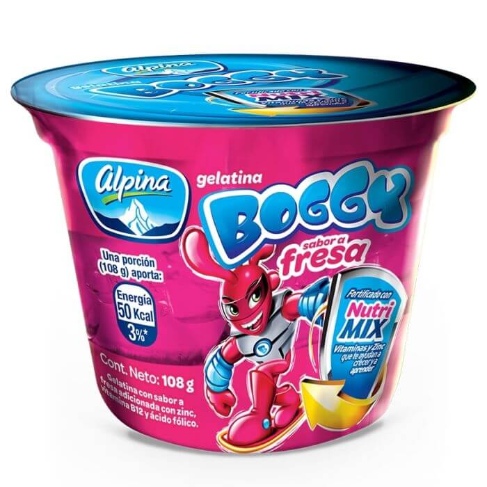 GELATINA ALPINA BOGGY NUTRIMIX FRESA