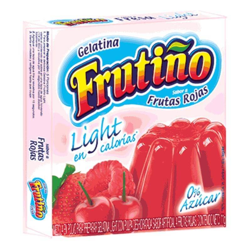 GELA FRUTIÑO LIGHT FTOS ROJOS*11G