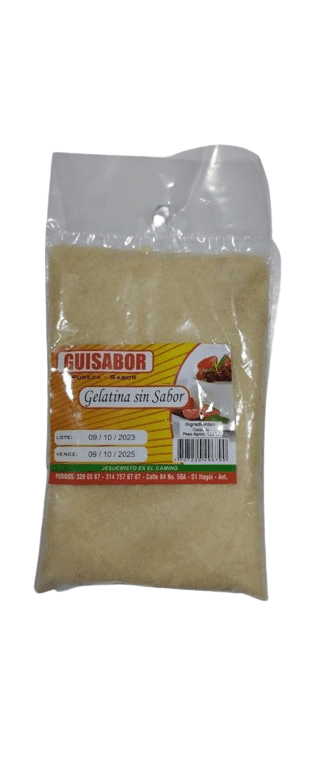 GELATINA S/SABOR GUISABOR X 125 GR